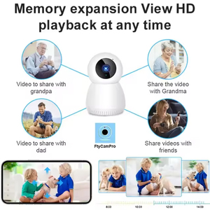 Hot Bán Showman Mini Bé Màn Hình 1080P Thông Minh Tầm Nhìn Ban Đêm Ai CCTV Máy Ảnh H.265 Video Nén Đối Với Trang Chủ Sử Dụng Wifi CMOS - Product Image 3