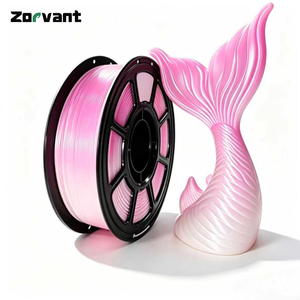 เส้นพลาสติก Zorvant Photochromic PLA ทนความร้อน ขนาด 1.75 มม. น้ำหนัก 1 กก. เปลี่ยนสีเมื่อโดนแสง UV สีฟ้า แดง ม่วงแดง สำหรับเครื่องพิมพ์สามมิติ Bambu Creality - Product Image 2