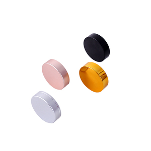 Pot en verre mat pour crème cosmétique avec couvercle en bois ou en plastique, personnalisable avec logo, 30g 50g, pour crème pour le visage et soins de la peau - Product Image 5