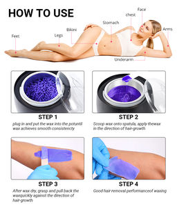 Personalizza il Logo 500cc riscaldatore a cera depilatoria Kit professionale per massaggi scaldacollo olio OEM - Product Image 6