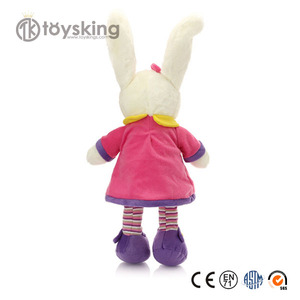 Conejo de Peluche Personalizado Divertido 2018 con Vestido, Juguete de Peluche al por Mayor OEM - Product Image 4