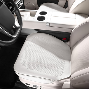 Housse <span class=keywords><strong>de</strong></span> siège arrière <span class=keywords><strong>de</strong></span> voiture respirante à motif litchi, coussin confortable anti-plis pour <span class=keywords><strong>conducteur</strong></span> principal, universelle - Product Image 2