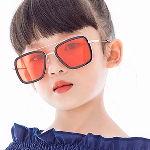 DOISYER 2020 Promotional Hot Sale Metal <strong>Frame</strong> Edith Iron Man Sun <strong>Glasses</strong> <strong>Baby</strong> Boys Sunglasses for Kids - Product Image 2