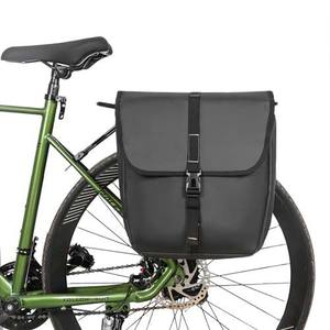Free sample Customized Sports-Style Microfiber Bike Rack <b>Bag</b> Capacity Rear Seat Cargo Handbag Waterproof Outdoor Bike Special - Product Image 6