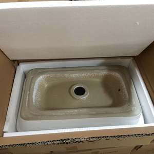 Lavabos pequeños de cerámica Rectangular para pared, lavabos de baño de superficie sólida, <span class=keywords><strong>precio</strong></span> barato - Product Image 5