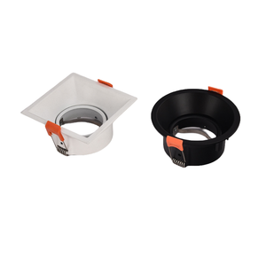 Bằng 50W Halogen Đèn Nhôm Chất Liệu Màu Đen Trắng Vuông Hình Tròn 7W LED GU10 MR16 Spotlight Lịch Thi Đấu - Product Image 3