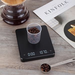 Changxie-Werkskaffeegewicht Kunststoff 3 kg/1,1 g Haushalt Multifunktion Küche Büro Café Kaffeegewicht Skala - Product Image 1