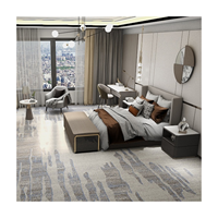 Fabricants de tapis Tapis axminster de luxe personnalisé Tapis mur à mur ignifuge résistant aux taches 5 étoiles pour chambre d'hôtel