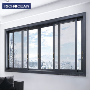 Fenêtre coulissante en aluminium étanche avec double vitrage trempé pour maison, fournisseur chinois RICHOCEAN - Product Image 6