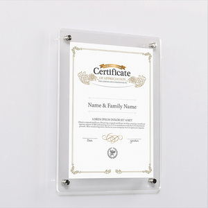 Nhà Máy Bán buôn hiện đại cổ điển treo tường kính thực giải thưởng giấy chứng nhận tài liệu bằng tốt nghiệp khung - Product Image 6