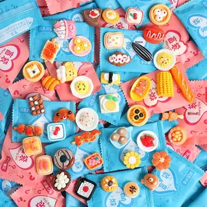 Ciondolo Sorpresa in Bustina Cieca, Miniatura Carina di Cibo e Bevande Cartoon, Simulazione Luminosa in Resina Ecologica, Caramelle e Frutta - Product Image 4