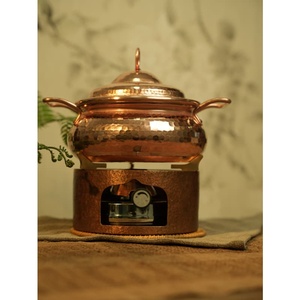 Bollitore in Rame Stile Antico con Gradiente di Colore, Calore Regolabile, Isolante Termico e Antiscivolo - Product Image 1