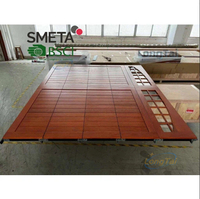 Andexin Extra Deep Solid Wood Garage Door with Aluminum Core Support