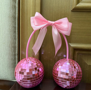 Specchio da Tavolo a Forma di Cuore con Glitter Rosso, Rosa e Argento per Decorazioni di Matrimoni, Anniversari, Feste e San Valentino - Product Image 4