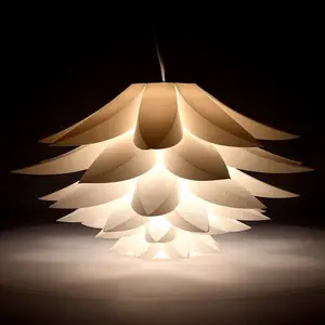 Оригинальный креативный подвесной абажур Nicro в японском стиле, потолочный художественный светильник в виде цветка лотоса, домашний подвесной бумажный светильник, декоративный абажур