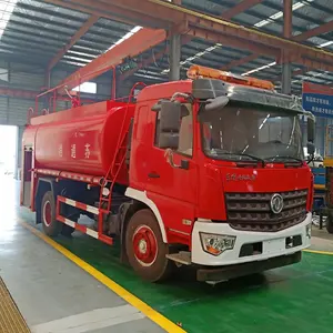 10000 ליטר מים 4x2 פשוטים משאית חילוץ אש בשילוב אבקה יבשה קצף חירום