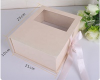 Vente en gros de coffret d'emballage cadeau personnalisé pour la Saint-Valentin avec fenêtre coffret de roses à savon amour éternel PVC transparent avec fenêtre