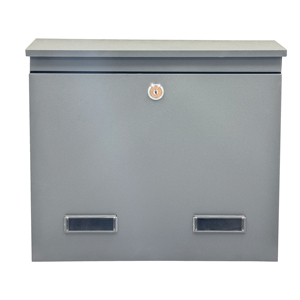 Boîte aux lettres murale extérieure moderne <span class=keywords><strong>en</strong></span> aluminium noir avec serrure à came, boîte aux lettres de haute qualité pour <span class=keywords><strong>la</strong></span> réception de lettres - Product Image 5