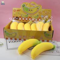Jouets à presser créatifs en gros 2026 : Jouet anti-stress amusant en forme de banane, jouet de relaxation pour enfants