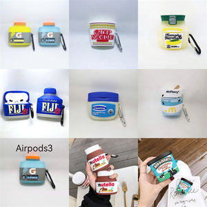 Nuevo diseño personalizado Candy Snacks Sports Drink Shape Funda protectora para auriculares para Apple <span class=keywords><strong>airpods</strong></span> pro 123 Generation - Product Image 3