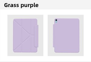 เคสหนังแท้แบบแม่เหล็กพับได้สองด้าน น้ำหนักเบา สำหรับ <span class=keywords><strong>iPad</strong></span> <span class=keywords><strong>Pro</strong></span> 12.9 นิ้ว รุ่น<span class=keywords><strong>ใหม่</strong></span> - Product Image 6