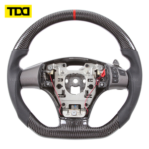 พวงมาลัยคาร์บอนไฟเบอร์แท้ TDD สำหรับ Chevrolet Corvette C6 ZR1 Z06 ปี 2006 2007 - Product Image 3