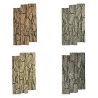 Carreaux muraux en polyuréthane 3D de haute qualité, imitation pierre, panneaux en pierre PU pour façade commerciale