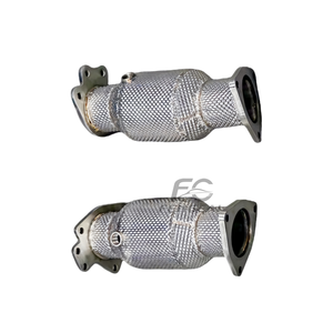 Collecteur d'échappement pour Chevrolet <span class=keywords><strong>Corvette</strong></span> C8 6.2 avec catalyseur et couvercle isolant 2020-2025 - Product Image 3