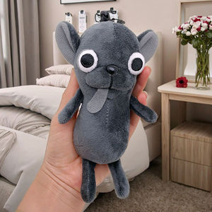 15Cm Chihuahua Pluche Sleutelhanger Knuffels Chinese Kuif Hond Zachte Chihuahu Hond Pluche Pop Rare Grappige Poppentas Opknoping Speelgoed - Product Image 2