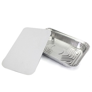 Vassoio di alluminio personalizzato per impieghi gravosi da 4 libbre usa e getta in fogli di alluminio contenitore per cottura oblungo in alluminio da 1900ml - Product Image 6