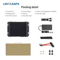 Linkleaps Intel Core Ultra 5 125U Ultra 7 155U mit KI-NPU 4. bis 13. Generation Core I3 I5 I7 Lüfterloser Industrie-Mini-PC Eingebetteter PC