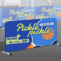 Barreras Divisorias para Canchas de Pickleball con Logotipo Personalizado, 75*140cm, Divisores para Pickleball, Equipamiento para Canchas Deportivas