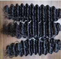 Bigoudis — mèches brésiliennes 10A en cheveux bruts avec closure/frontal, extension de cheveux humains, cuticules alignées, bon marché, Sunlight2022