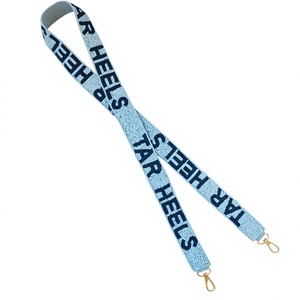 Correa de Repuesto para Bolso de Poliéster Azul Claro Tar Heels con Gancho Metálico Ajustable y Moderno - Product Image 1