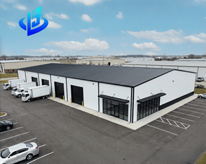 औद्योगिक भंडारण भंडारण भंडारण इस्पात संरचना के लिए बड़े पैमाने पर गोदाम भंडारण स्टील संरचना निर्माण प्रीफैब गोदाम कार्यशालाओं गेराज - Product Image 5