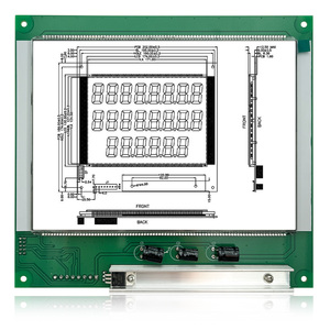 Nhiên liệu Dispenser hiển thị 8.4-inch 886 đoạn mã <span class=keywords><strong>LCD</strong></span> hiển thị bảng điều khiển với 74hc86d mạch tích hợp SPI giao diện - Product Image 2