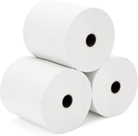 Rouleau de papier thermique blanc 80*80mm pour restaurants et commerces de détail