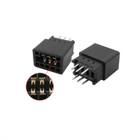 Connecteur de carte à pas de 2,54 mm, 4/6/8/10/12/14/16 broches, broches droites/coudées/à bords soudés, fente pour carte, connecteur PCB, connecteur à plaquettes dorées, à trous traversants