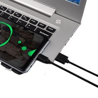 Penjualan Laris Kabel Pengisian Daya Telepon 1M Samsung 3A USB A Ke USB Kabel Tipe-c Hitam