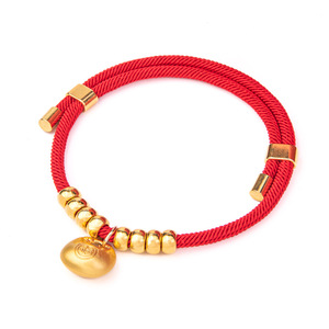ปลอกคอปีใหม่สำหรับสัตว์เลี้ยง แมว ล็อคอายุยืนยาว ปรับได้ สีแดงทอง สร้อยคอสำหรับสัตว์เลี้ยงพันธุ์เล็ก อุปกรณ์สำหรับสัตว์เลี้ยง - Product Image 2