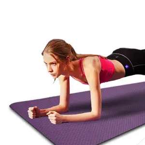 183*61*6Cm Non Slip Tapijt Mat Voor Beginner Milieu Fitness Gymnastiek Matten Vrouwen 6Mm Tpe yoga Mat