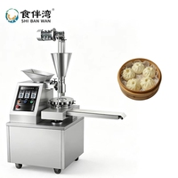 Machine automatique à haute capacité pour la fabrication de raviolis, machine commerciale en acier inoxydable pour la fabrication de jiaozi