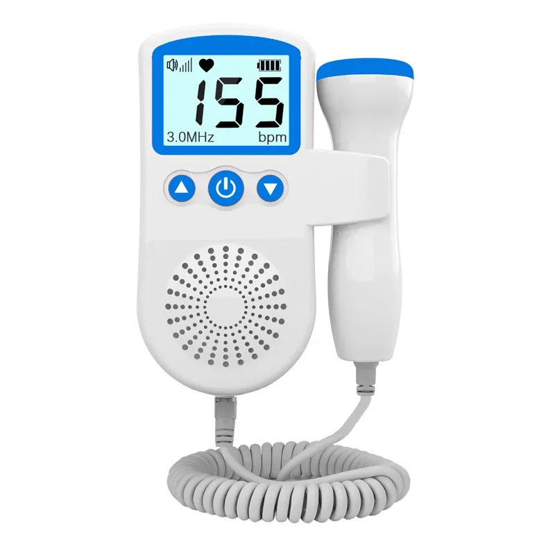 Doppler fœtal 3.0MHZ bébé moniteur de rythme cardiaque Mini taille Portable Dopler échographie fœtale