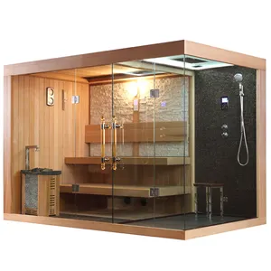 Luxe Sleutel Outdoor Indoor Home 6 8 Persoon Nat Ozon Stoom Sauna Fabrikanten In Polen Voor Verkoop
