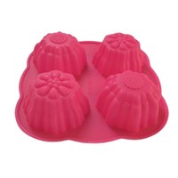 Moules à gâteaux en silicone fantaisie motif de dessin animé forme de fleur Pop Premium pour outils de cuisson Premium