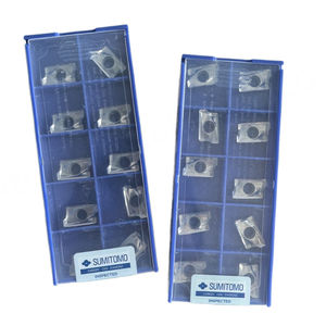 Inserto AXET170508PEFR-S HTA 05823 H4363 H11 para Herramientas de Torneado Externo de Tornos CNC, Recubrimiento 65, Carburo, Fabricado en Japón por SUMITOMOS - Product Image 1
