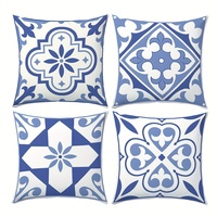Housse de coussin décorative tournesol Kongyu Home Textiles, motif floral vintage, style ferme, pour canapé rustique, décoration intérieure