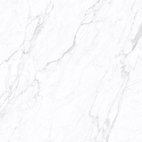 Vente en gros de carreaux de sol en pierre frittée 1200x1200 en blanc et gris, aspect marbre, approvisionnement direct d'usine pour les projets hôteliers