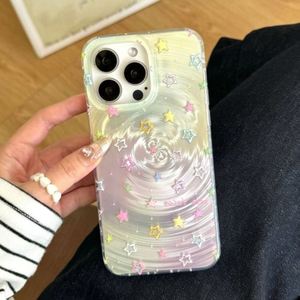 Funda Protectora para iPhone 16 Pro, iPhone 17, 15, 14, 13, 11, 12 Pro Max, Diseño de Lujo con Patrón de Cielo Estrellado y Remolinos Láser - Product Image 5