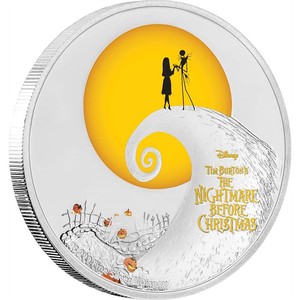 W Su Misura del bambino's primi nightmare before merry christmas xmas moneta 1 oz argento Babbo Natale santa1 di babbo natale che desiderano moneta per la vendita - Product Image 1